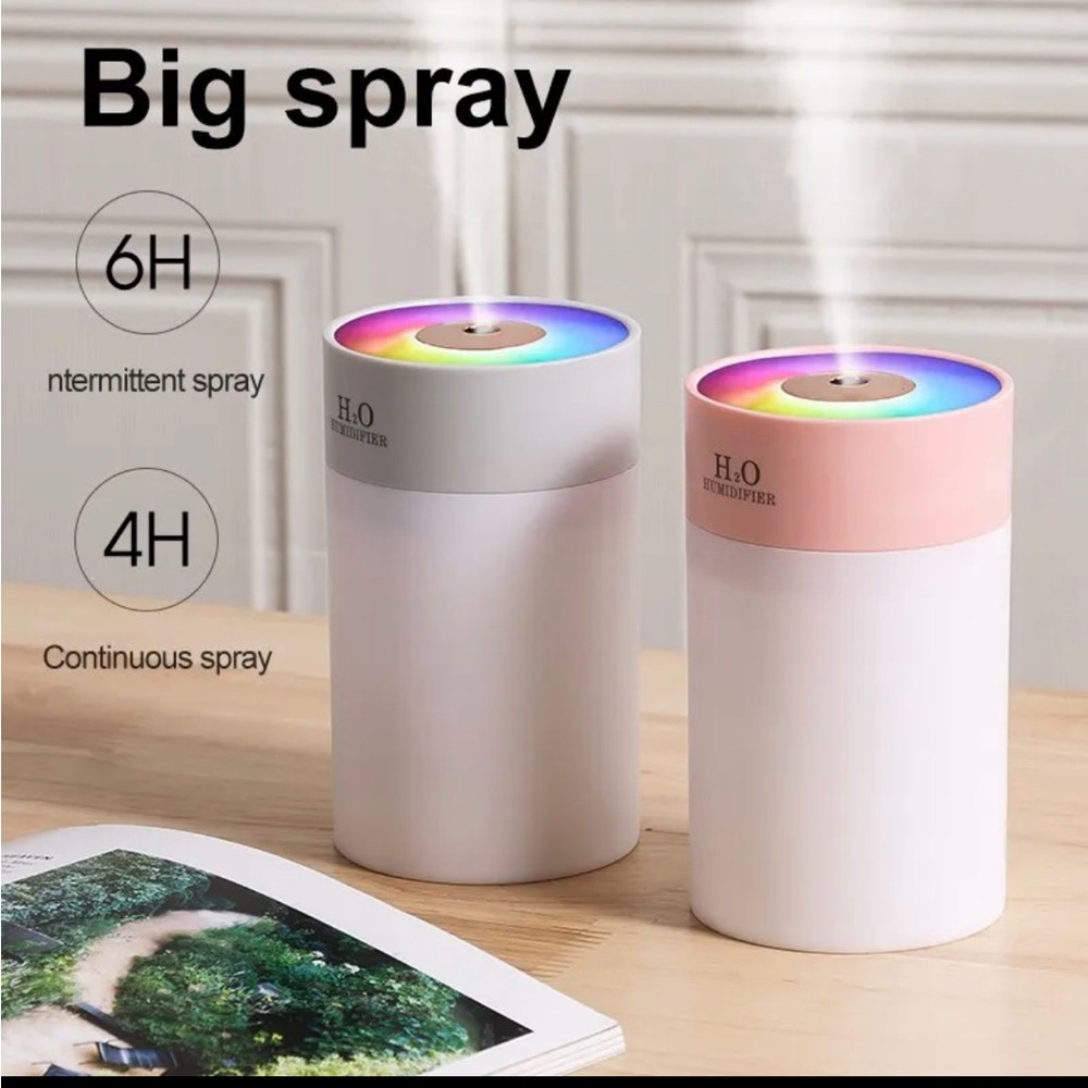 Six Setting LED Light Mini Humidifer - Picture 2 of 4
